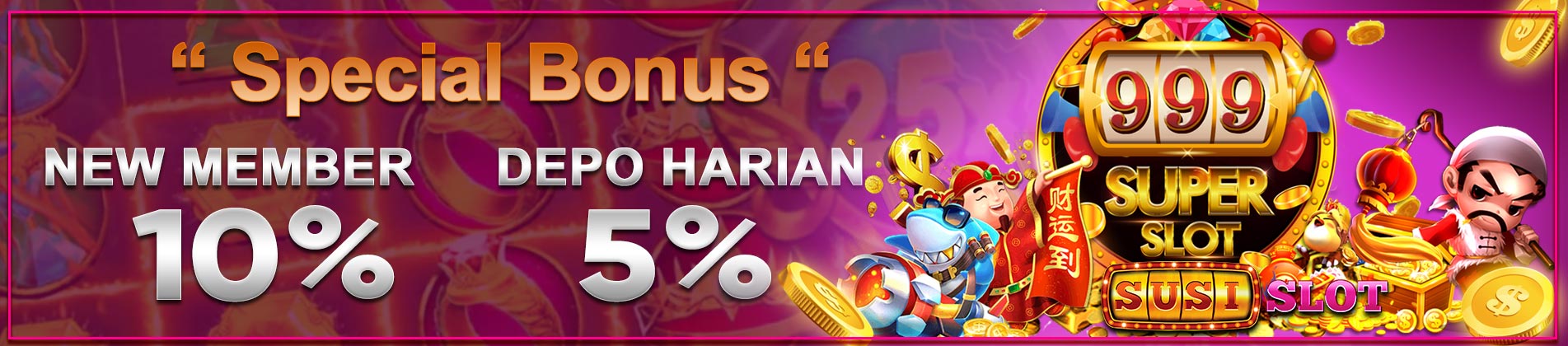 Susislot - Banyak Bonus Jutaan Rupiah Disini